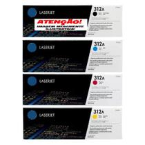 kit toner 312a CF380A/CF381/CF382/CF383/) (Preto e Branco): Até 2.200 páginas (5% de cobertura) kit toner 312a CF380A/CF381/CF382/CF383/) (Preto e Branco): Até 2.200 páginas (5% de cobertura)
