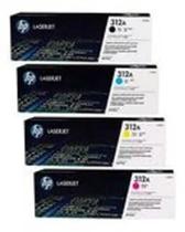 kit toner 312a CF380A/CF381/CF382/CF383/) (Preto e Branco): Até 2.200 páginas (5% de cobertura)