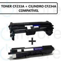 Kit Toner 33a Cf233a + Cilindro Drum Dr Cf234a Compatível C/ M106W M134A M134FN