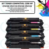 Kit Toner Cf410x Cf411x Cf412x Cf413x Compatível C/ Hp M452dn M477fdn M452dw M477fdw M452nw M477fnw - PREMIUM