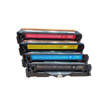 Kit Toner Compatível CF400A CF500A 4 Cores para M252 M254 M277 Premium