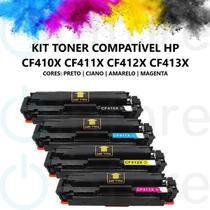 Kit Toner Compatível Cf410x Cf411x Cf412x Cf413x M452DN M452DW M452NW M477FDN M477FDW