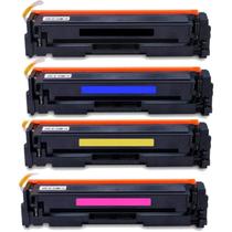 Kit toner compatível cf500 preto, cf501 ciano, cf502 amarelo e cf503 magenta