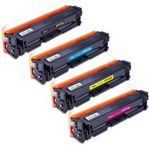 Kit Toner Compatível CF512A CF513A CF510A CF511A 204A p/ M154a M154nw M180n M180nw M181 M181fw 154nw