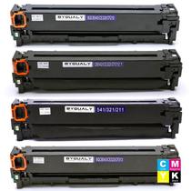 Kit toner compatível com cp1215 cb540 4 cores byqualy