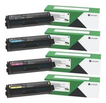 Kit Toner Lexmark Original CX431, CS431 Kit com as 4 cores. (20N4XK0, 20N4XC0, 20N4XM0, 20N4XY0) Kit Toner Lexmark Original CX431, CS431 Kit com as 4 cores. (20N4XK0, 20N4XC0, 20N4XM0, 20N4XY0)