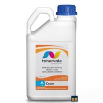 Kit Toner Refil TankFull Para HP Q6001A Ciano + 14 Chips - HP 2605DN 2600N CM1017 CM1015 de 1kg