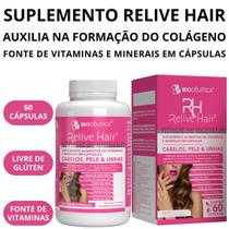 Kit Tônico Capilar + 60 Cápsulas Suplemento Alimentar Cabelo