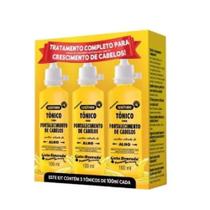 Kit Tonico Capilar Gota Dourada Tradicional 3 unidades