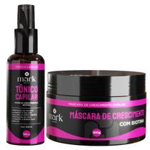 Kit Tônico E Máscara De Crescimento Para Cabelo Mark Beauty