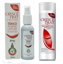 Kit Tônico eShampoo Anti Queda de Cabelo Crescetrat
