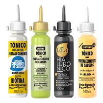 Kit Tônico Gota Dourada Antiqueda Anticaspa E Crescimento Kit Tônico Gota Dourada Antiqueda Anticaspa E Crescimento