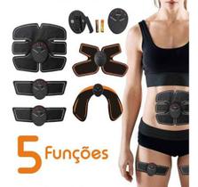 Kit Tonificador Muscular Abdominal Braço Aparelho Academia