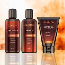 Kit Tonificante Capilar + Shampoo + Condicionador Condado Kit Tonificante Capilar + Shampoo + Condicionador Condado