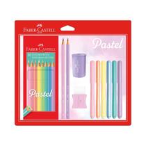 Kit Tons Pastel Faber-Castell com 20 itens