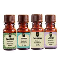 Kit Top 4 Essências Aromatizantes Para Difusor Nattu Aroma