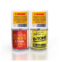 Kit Top Beauty SOS Unhas Base Fermento Ativa DTone Fortalecedor