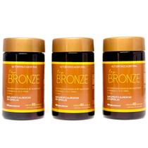 Kit top bronze 180cáp autobronzeador oral