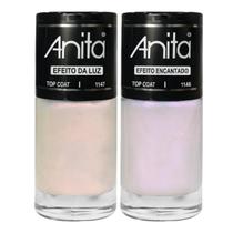 Kit Top Coat Efeito Encantado + Efeito da Luz 10ml Anita