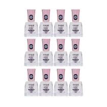 Kit Top Coat Fixador Efeito Paetê Risqué Diamond Gel 9,5ml - 12 UN