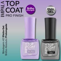 Kit Top Coat Impala Pro Finish Brilho Prolongado Efeito Gel Blindagem 4D Lançamento Esmalte Atacado Kit Top Coat Impala Pro Finish Brilho Prolongado Efeito Gel Blindagem 4D Lançamento Esmalte Atacado