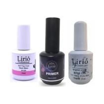 Kit Top Coat Lirió + Base Lirió+ Primer Lirió Melhor Kit