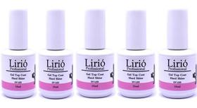Kit Top Coat Lirió Kit 5 Unidades Durabilidade Unhas De Gel
