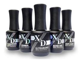 Kit Top Coat+ Ph + Primer X&d Preparadores Para Unhas De Gel - oem