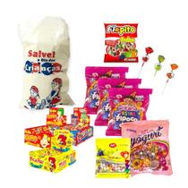 Kit Top Doces Sortidos p/ Montar 50 Sacos para Crianças