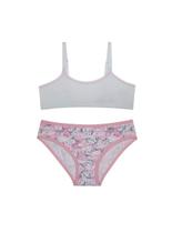 Kit Top e Calcinha DelRio 49309 Infantil Estampas Cotton T. P/GG Kit Top e Calcinha DelRio 49309 Infantil Estampas Cotton T. P/GG