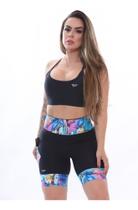 Kit Top E Short Compressão Corrida Pro Racing Com Bolsos Kit Top E Short Compressão Corrida Pro Racing Com Bolsos