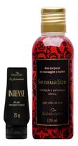 Kit Top Sensual: Gel Lubrificante Intense + Óleo Corporal Massagem Quente