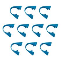 Kit Topfusion Com 20 Peças - Suporte Fixo Azul Ppr Para Ar Comprimido Diâmetro 32mm