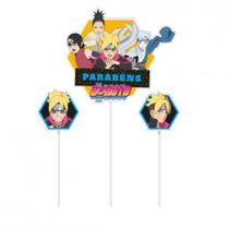 Kit Topo De Bolo - Boruto - 1 unidade - Cromus - Rizzo
