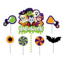 kit topo de bolo personalizado abóbora Bruxas aniversário kit topo de bolo personalizado abóbora Bruxas aniversário