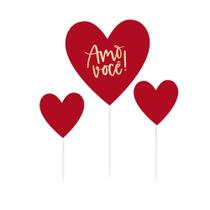 Kit Topo De Bolo Romantico Un - Cromus