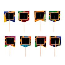 Kit Topper Arraia Tradicional 8UND 5CM Sortido CV255511 PLAY&FUN Kit Topper Arraia Tradicional 8UND 5CM Sortido CV255511 PLAY&FUN