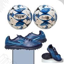 Kit Topper Chuteira Slick V e Bola Society Kit Topper Chuteira Slick V e Bola Society
