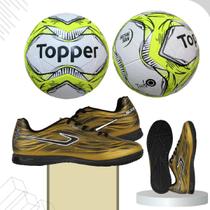 Kit Topper Futsal Chuteira Slick V e Bola Slick Kit Topper Futsal Chuteira Slick V e Bola Slick