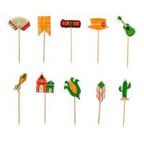 Kit Topper Sertao Encantado 10UND 5CM Sortido CV255504 PLAY&FUN Kit Topper Sertao Encantado 10UND 5CM Sortido CV255504 PLAY&FUN