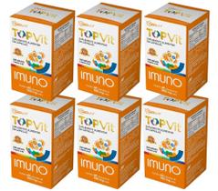 Kit TopVit Imuno 6 Caixas 60 Cápsulas Cada