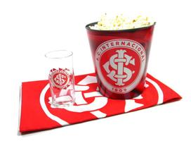 Kit Torcedor 3x1 Pipoca Bandeira Copo Internacional RS - AllMix