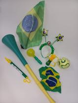 Kit torcedor da copa com 8 pecas Kit torcedor da copa com 8 pecas