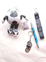 Kit Torcedor do santos 01 caneta+01 chaveiro +01 chaveiro bola+01 cordao