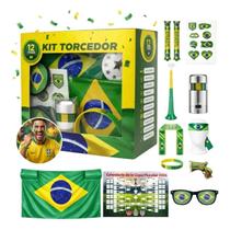 Kit Torcedor Verde E Amarelo Para Festa Futebol E Eventos Kit Torcedor Verde E Amarelo Para Festa Futebol E Eventos
