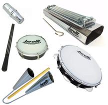 Kit torelli de samba e pagode pandeiro reco tamborim agogô ganza Kit torelli de samba e pagode pandeiro reco tamborim agogô ganza