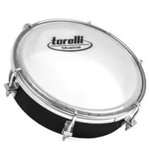 Kit Torelli Tamborim Pele Leitosa Tt404 E Baqueta