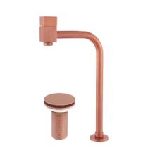 Kit Torneira Bancada Bica Alta 90 + Válvula Click 7/8 Lavatório Kit Torneira Bancada Bica Alta 90 + Válvula Click 7/8 Lavatório