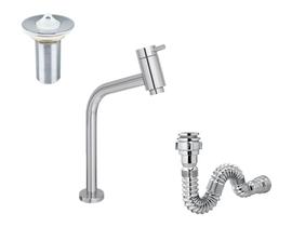 Kit Torneira Link De Mesa - Baixa + Válvula 7/8 + Sifão Kit Torneira Link De Mesa - Baixa + Válvula 7/8 + Sifão