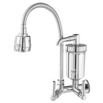 Kit Torneira Metal Gourmet Cozinha Com Filtro Parede 3 Refil